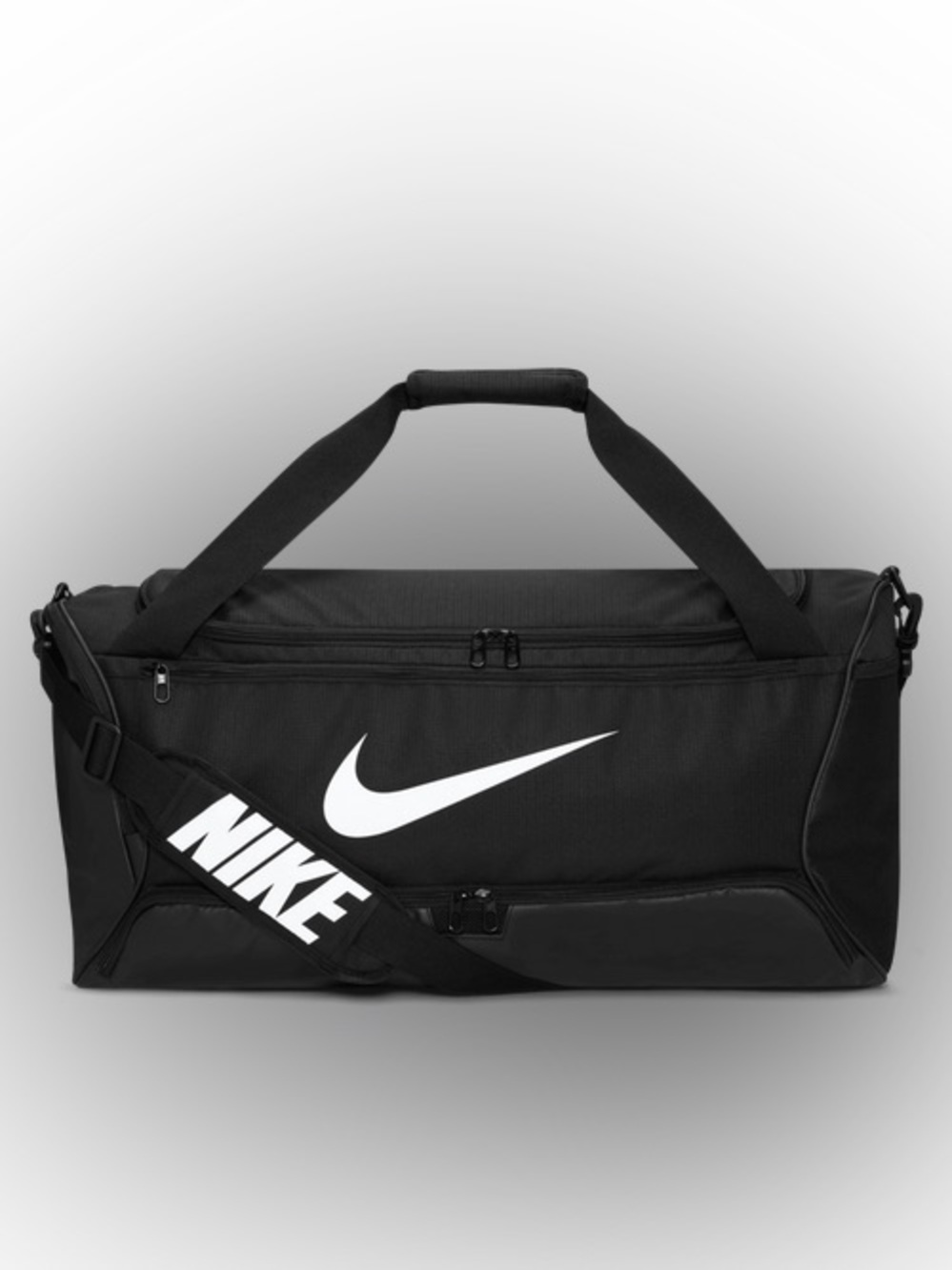 BNWT BLACK BRASILIA 9.5 TRAINING DUFFLE BAG (MEDIUM, 60L)